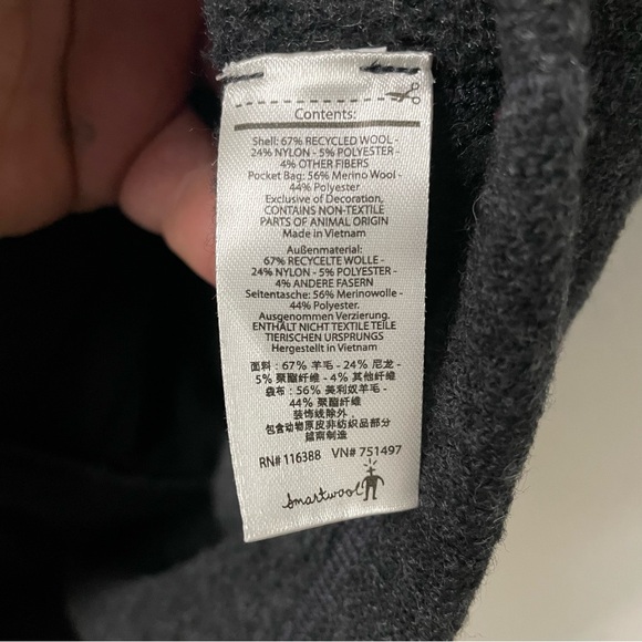 Smartwool Echo Lake Full Zip Vest Men's Size Small SW010002 Black - Picture 8 of 15